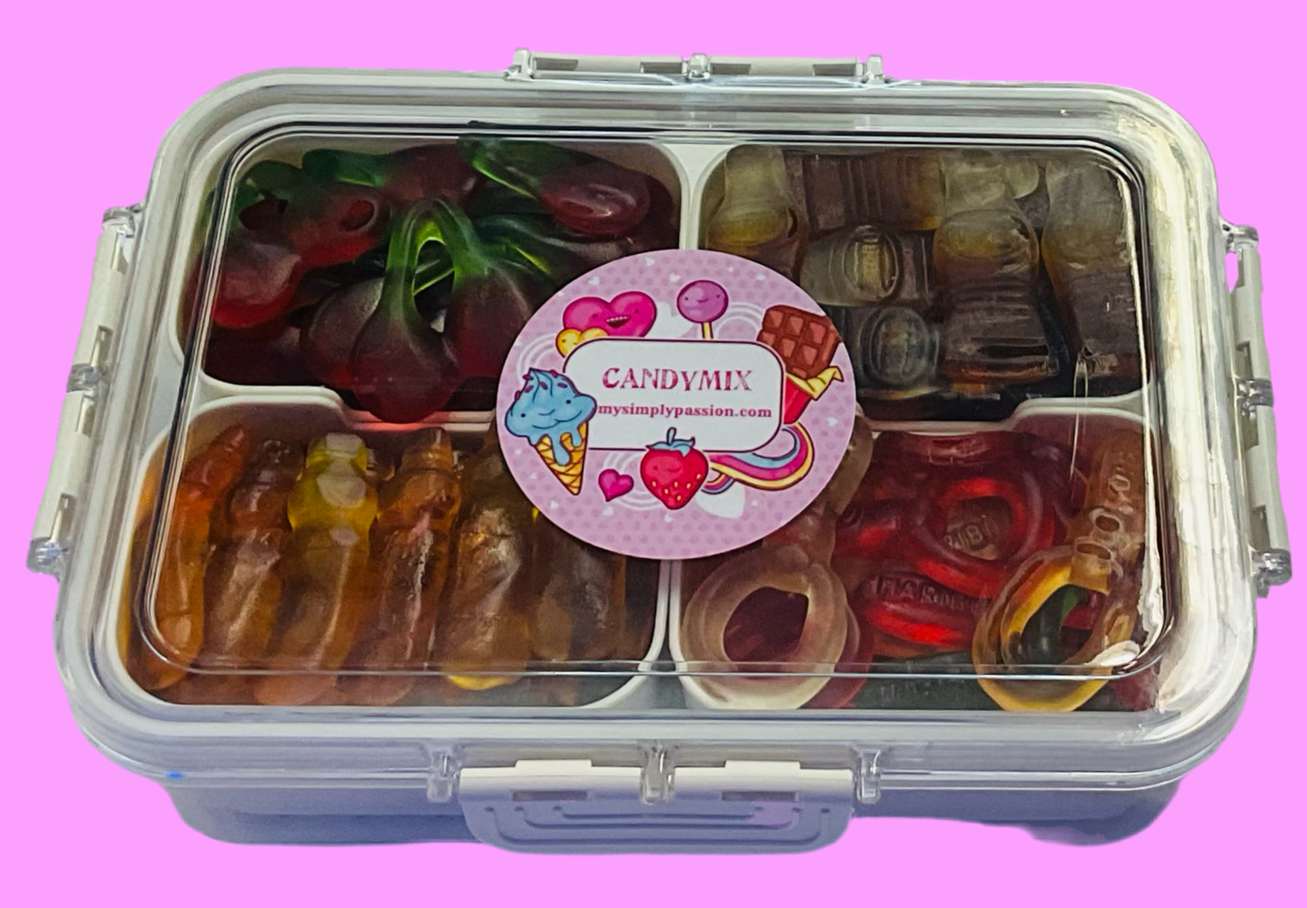 Candymix Snackbox 4 Fächer