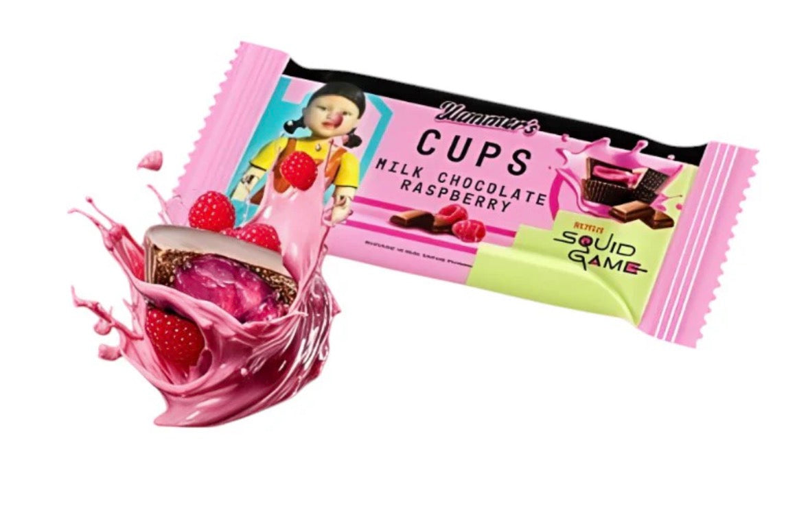 Squid Game Milk Chocolate Raspberry Cups 40