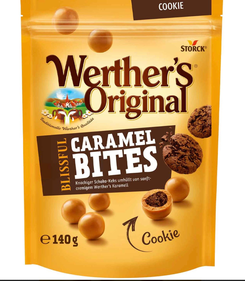 Werther's Original Blissful Caramel Bites Cookie 140g