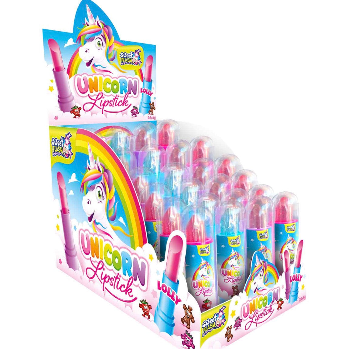 Sweet Flash Unicorn Lipstick Lolly