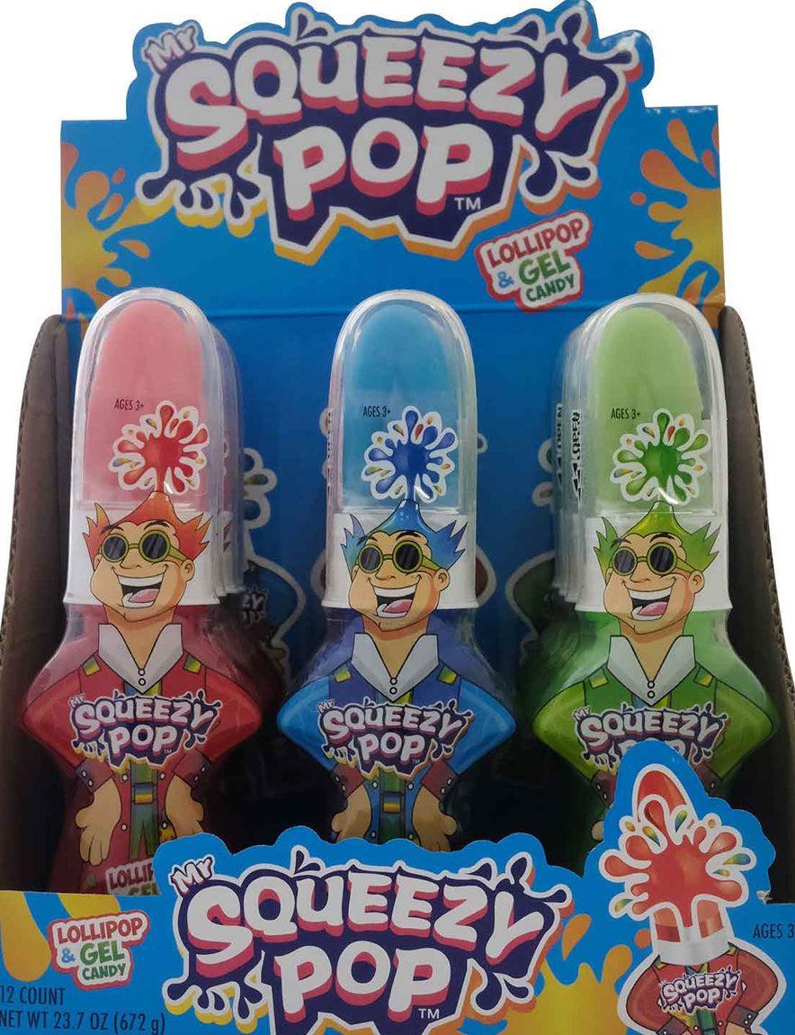 Mr. Squeezy Pop Lollipop & Gel 56g