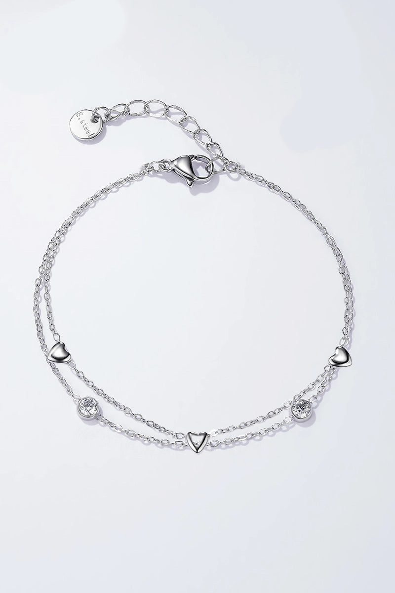 Herzenarmkette Edelstahl 💕💎