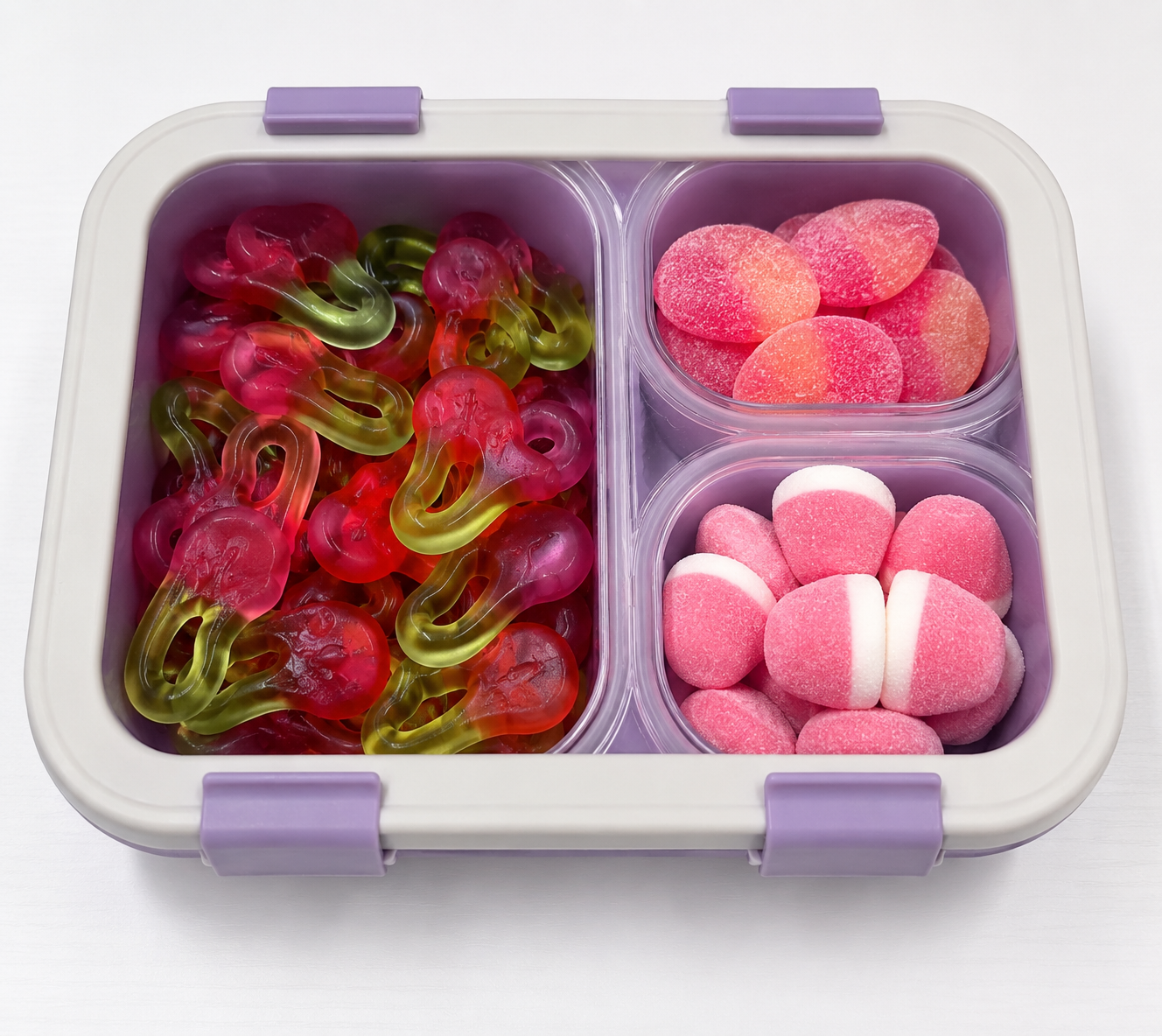 Candymix Znünibox 3 Fächer Lila