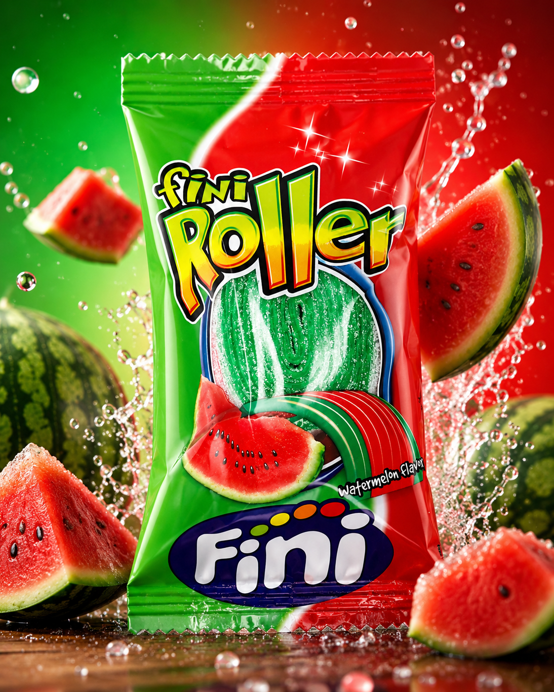 Fini Roller Fizz Watermelon 20g
