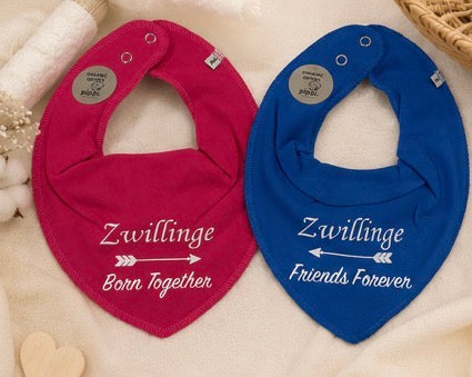 Sabberlätzli Zwillinge