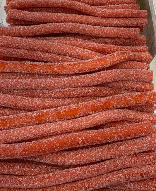 100g gefüllte Erdbeersticks