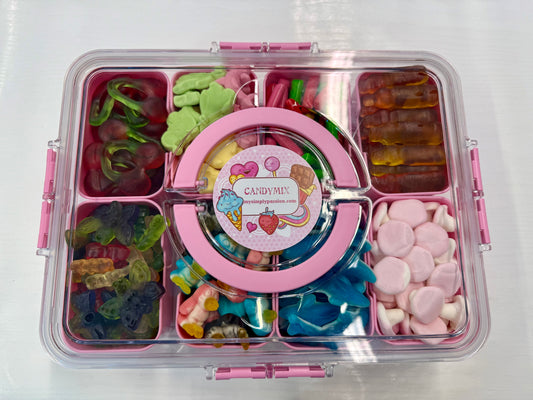 Candymix Snackbox 8 Fächer pink