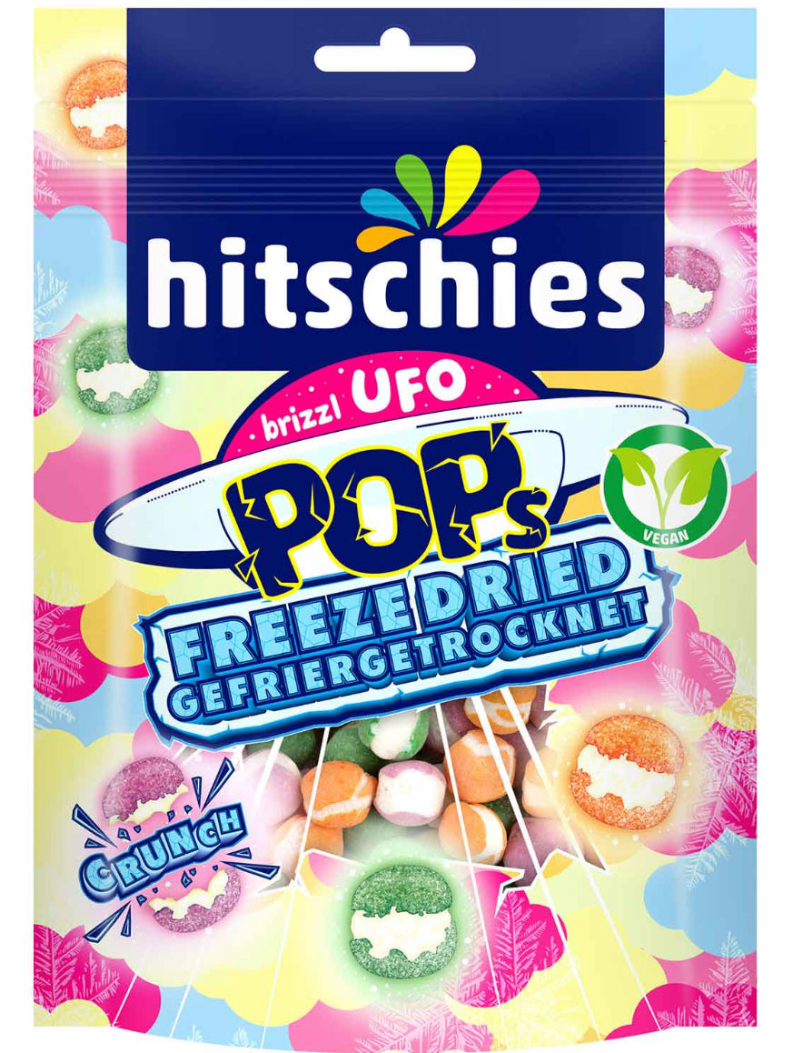 50g hitschies brizzl Ufo Pops Freeze Dried
