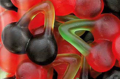 100g Happy Cherries Black (Lakritz)