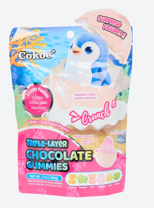 Cokoc Pingu Schoko-Fruchtgummi
90 g