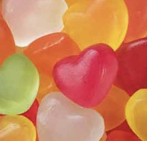 100g Glücksherzen (vegan)