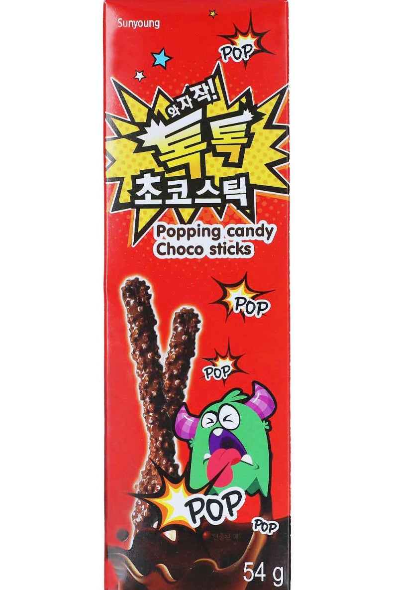 Sunyoung Popping Candy Choco Sticks 54g