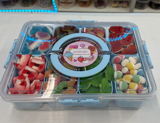 Candymix Snackbox 8 Fächer blau