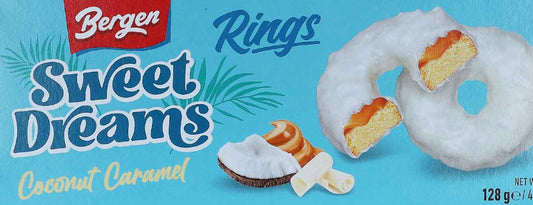 Bergen Rings Coconut Caramel 128g