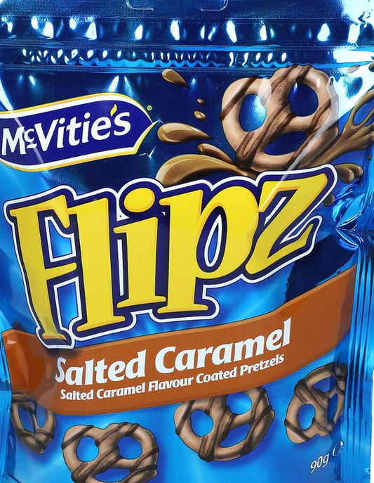 Flipz pretzels salted caramel