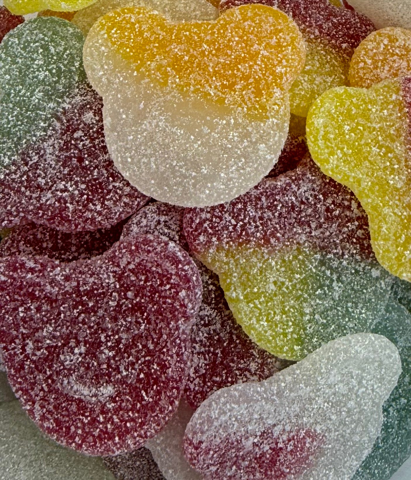 100g saure Bunte Bärenköpfe