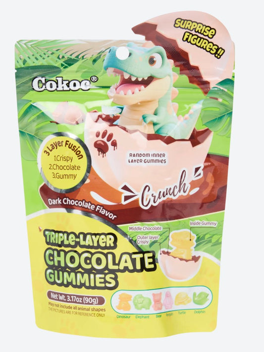 Cokoc Dino Schoko-Fruchtgummi 90 g