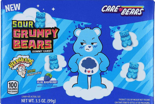 Warheads spur grumpy bears blue raspberry
