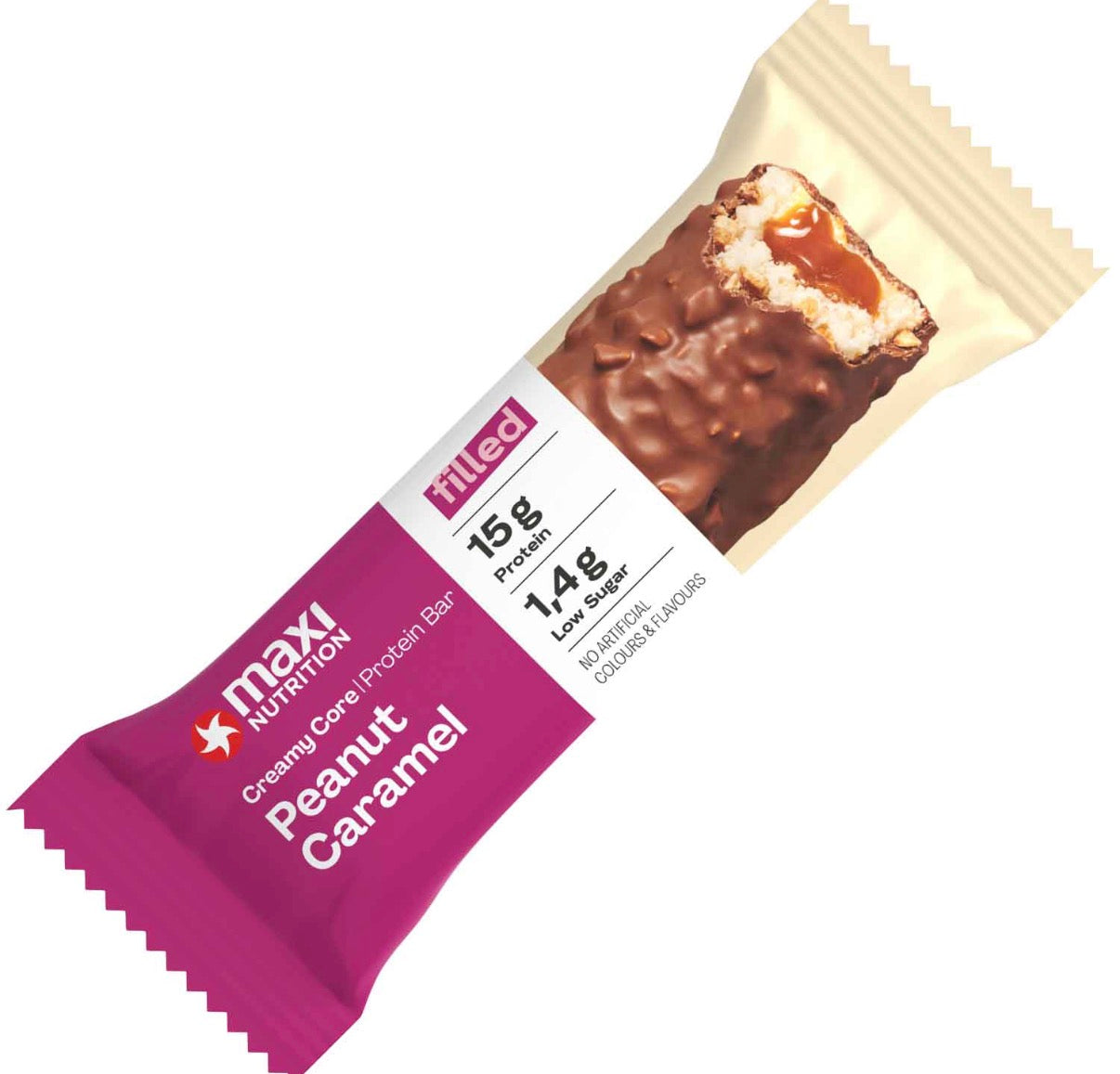 Maxi Nutrition Creamy Core Protein Bar Peanut Caramel 45g