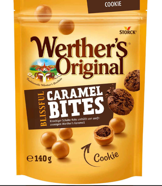 Werther's Original Blissful Caramel Bites Cookie 140g