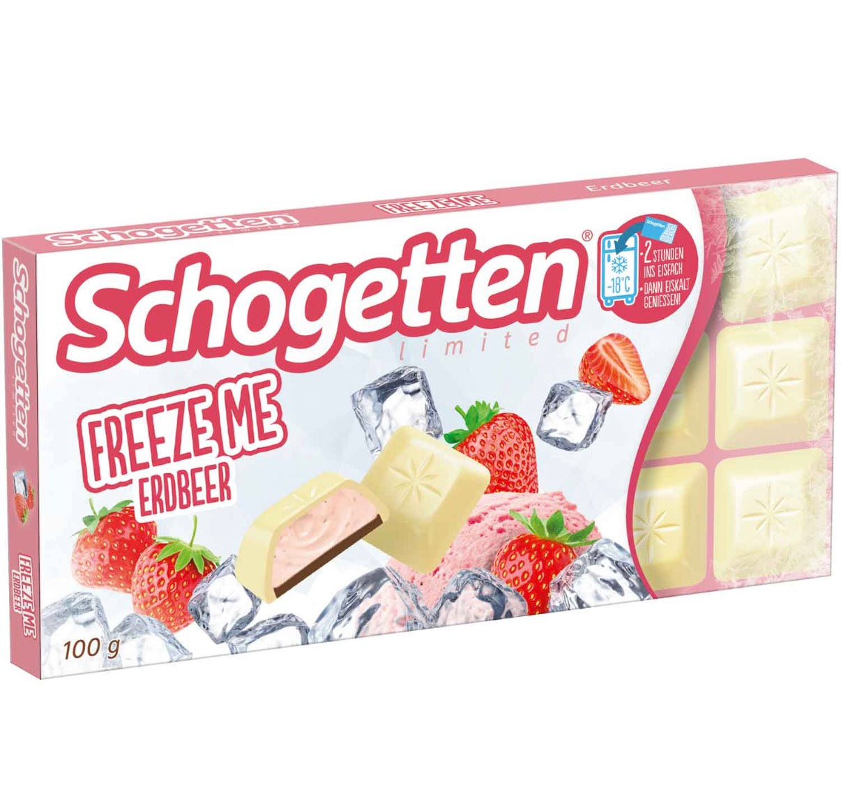 Schogetten Freeze Me Erdbeer 100g