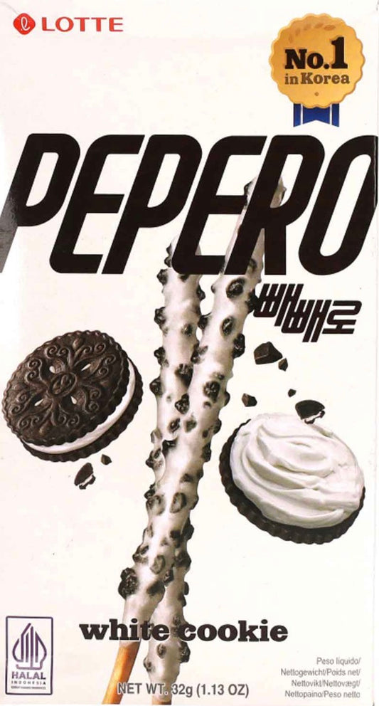 Pepero White Cookie Sticks 32g