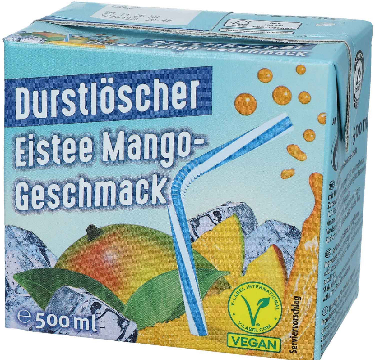 Durstlöscher Eistee Mango 500ml