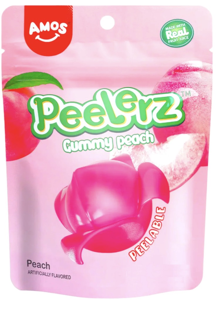 CANDY AMOS 65 GR PEELERZ GUMMY PEACH