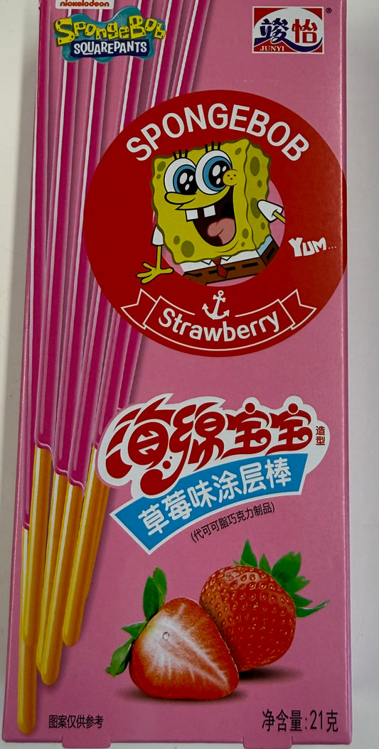 SpongeBob coated Stick strawberry Flavour 21g