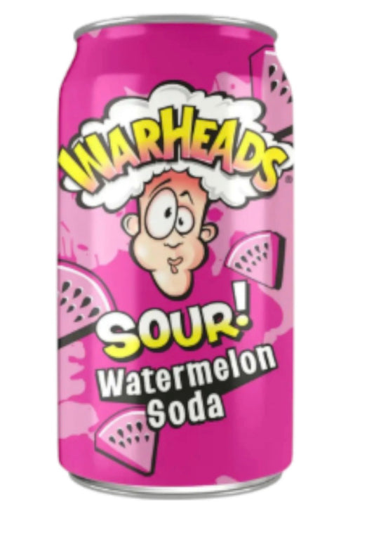 WARHEADS SOUR SODA WATERMELON 330ml