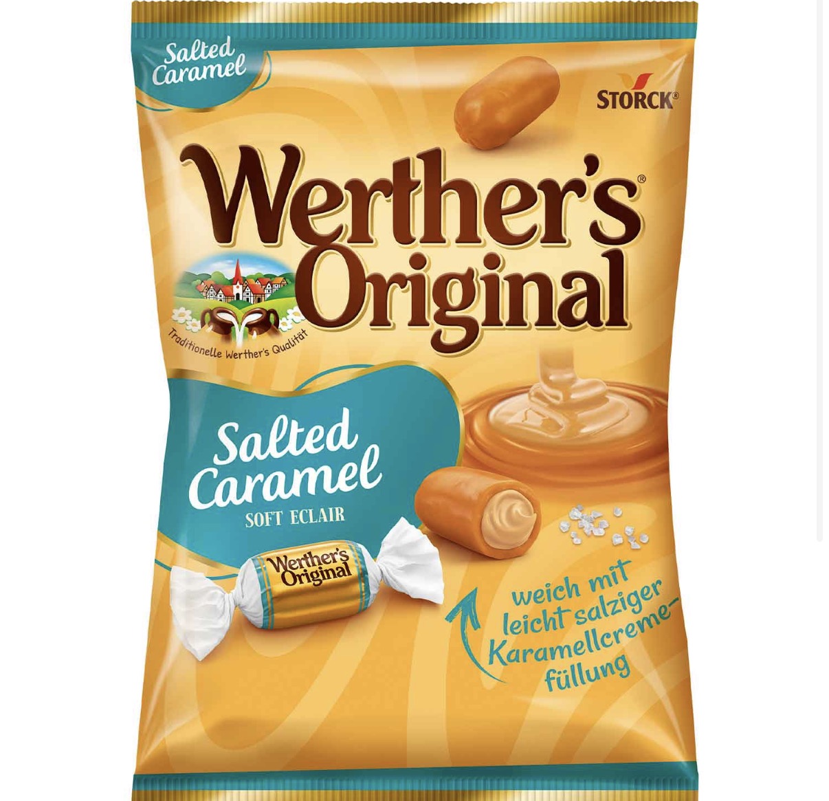 Werther's Original Soft Eclair Salted Caramel 180g