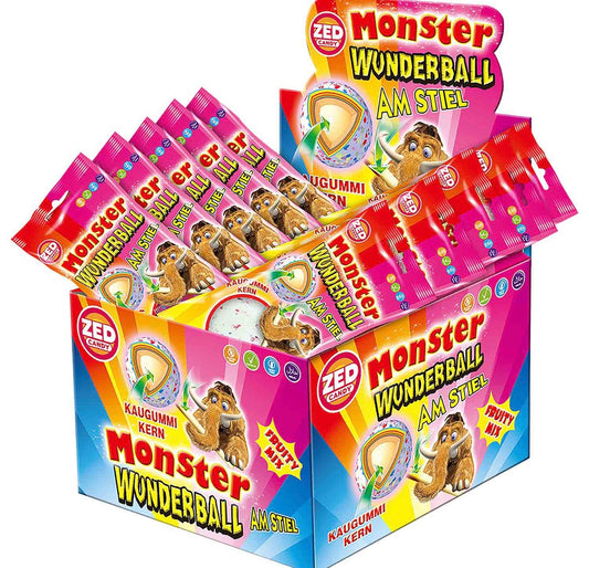 ZED Candy Monster Wunderball am Stiel Fruity Mix 60g