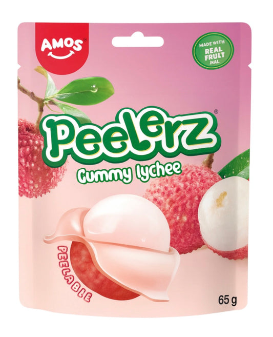 CANDY AMOS 65 GR PEELERZ GUMMY LYCHEE