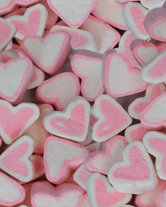 100g Mellow Mellow Pink Hearts