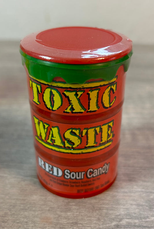 Toxic Waste Red Sour Candy 42g