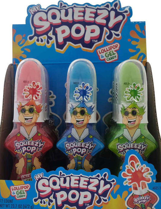 Mr. Squeezy Pop Lollipop & Gel 56g