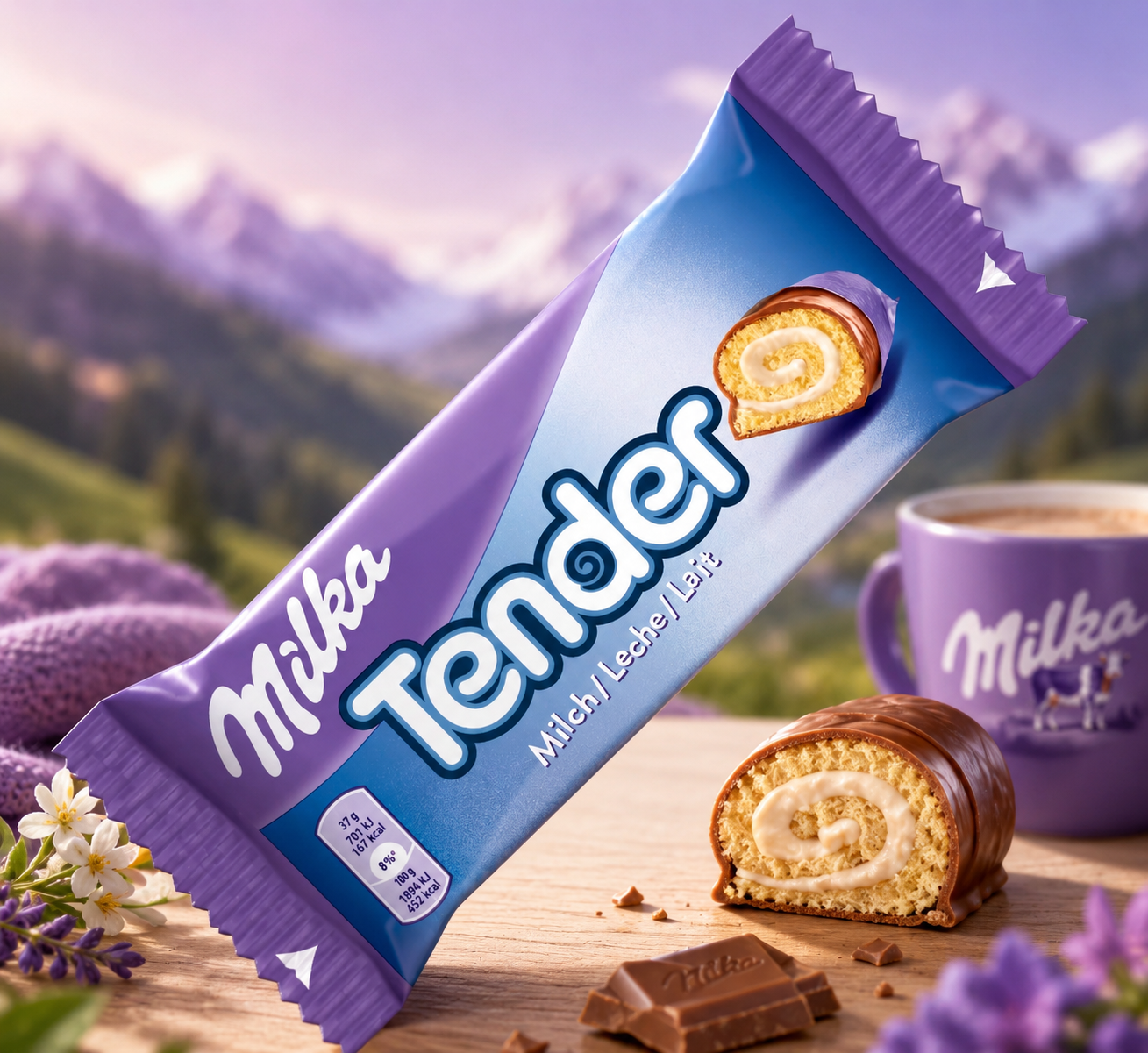 Milka Tender Milch 37g