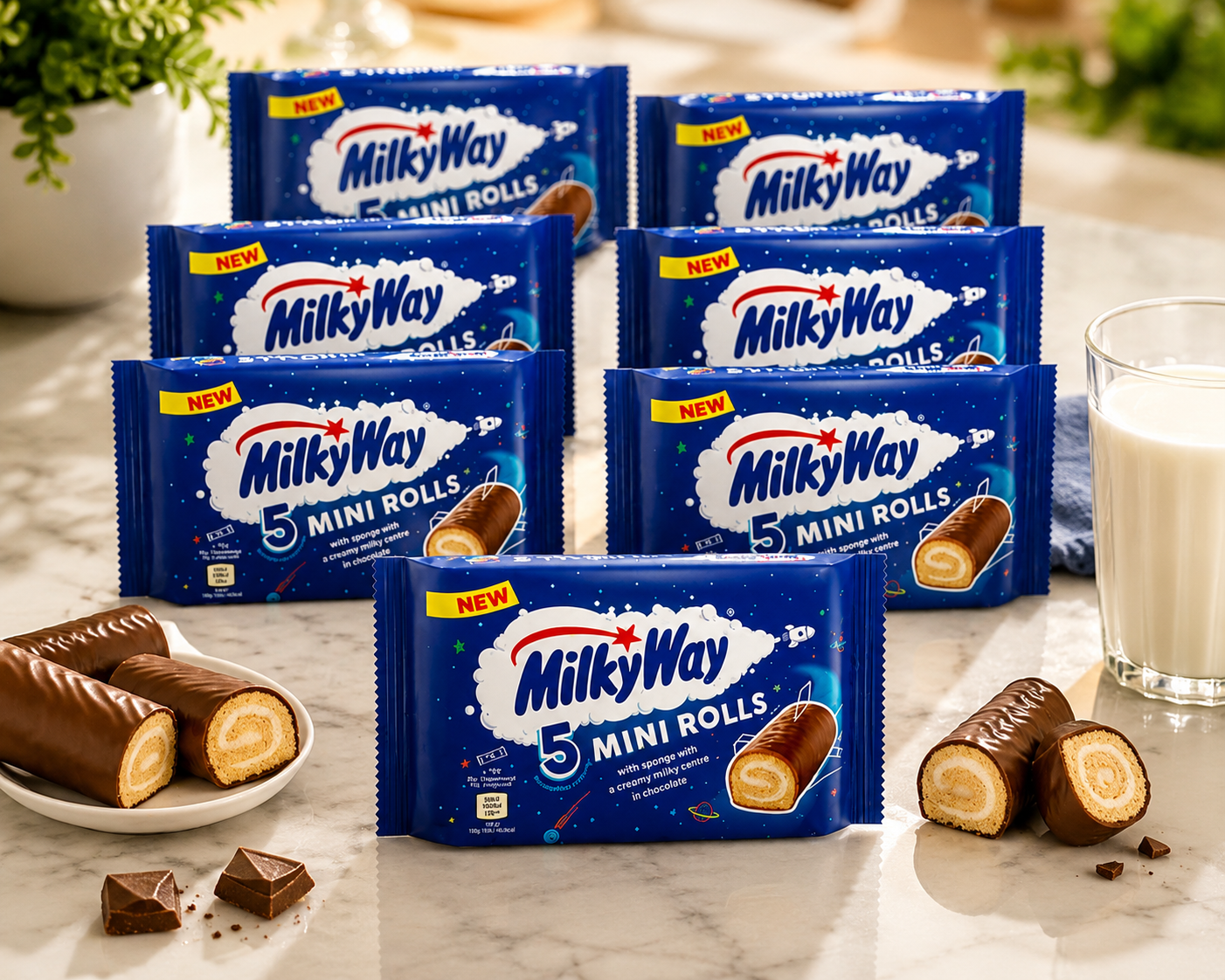 Milky Way Mini Rolls 5x30g