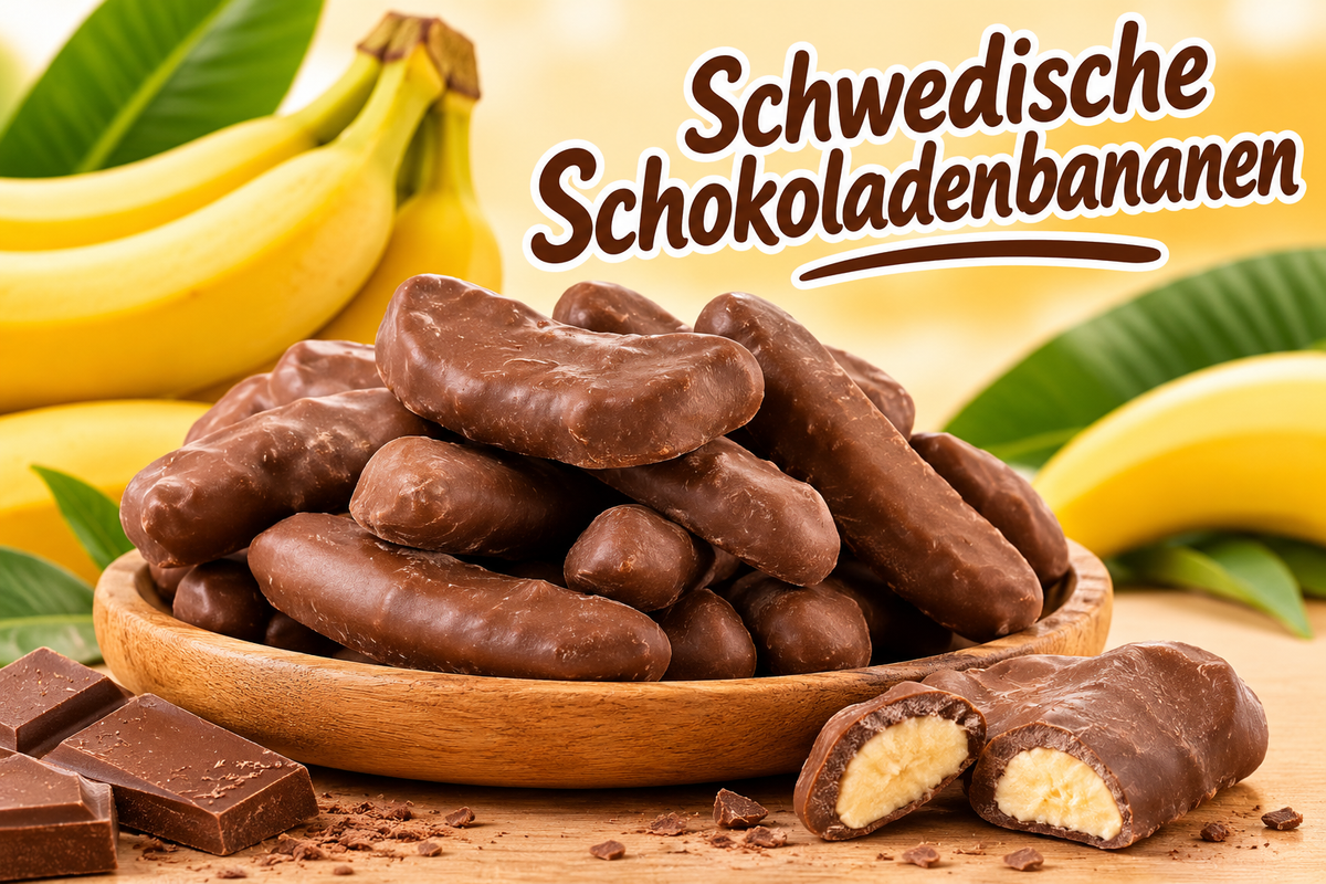 Schwedische Schokoladenbanane (Lieferbar ab 20.10.26)