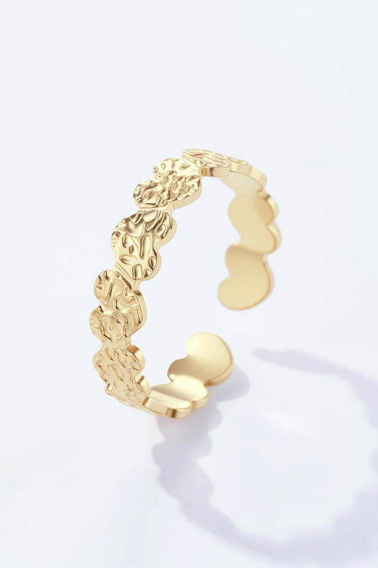 Edelstahl Ring Herzen 💕