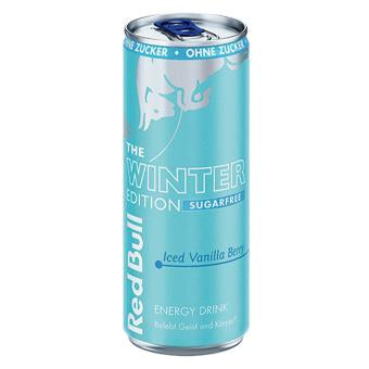 Red Bull Energy Drink Winter Edition Iced Vanilla Berry Sugarfree 250ml