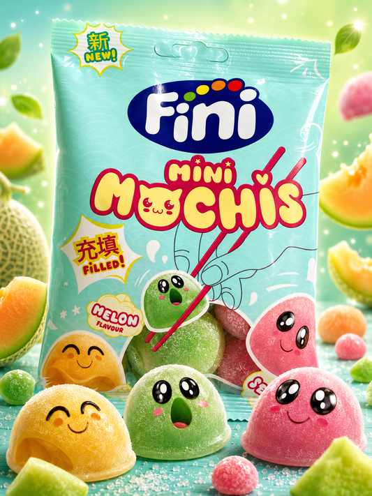 100g Mini Mochis Melon Mango Strawberry