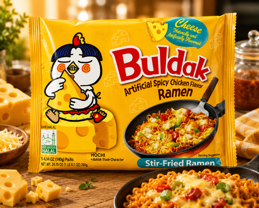 Samyang Buldak Cheese Hot Chicken Gelb