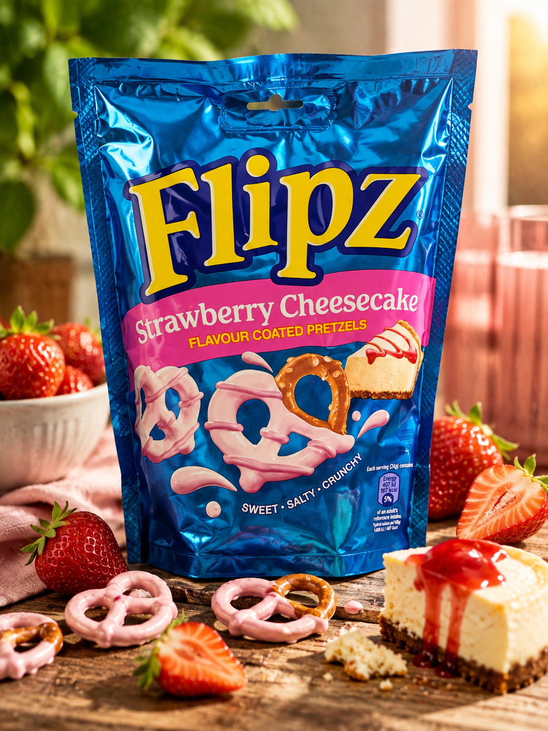 Flipz Strawberry Cheesecake 90g